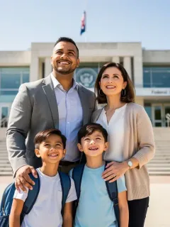 Optimistic family benefiting from new federal initiatives for 2026