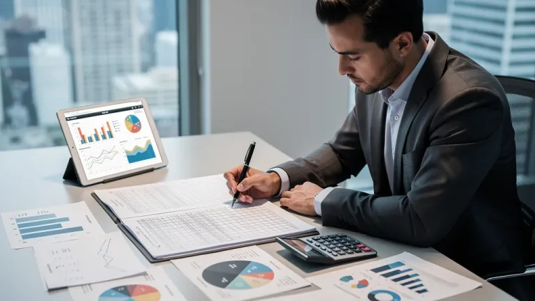 Person reviewing financial documents for 401(k) optimization