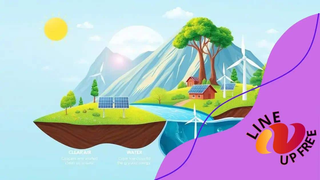 Environmental benefits of clean energy