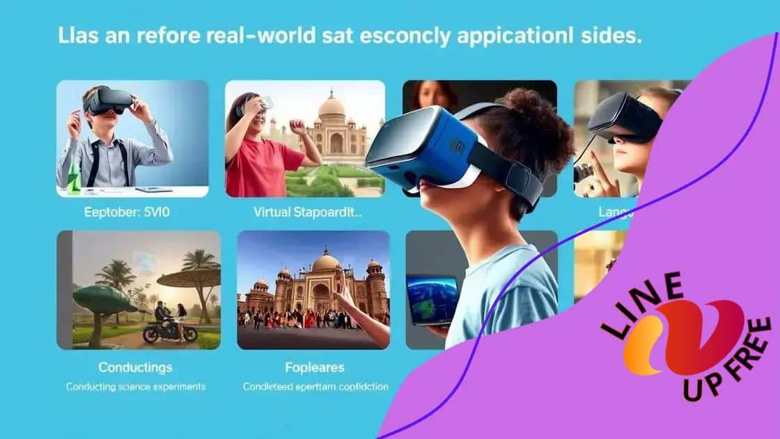 Real-world applications in education