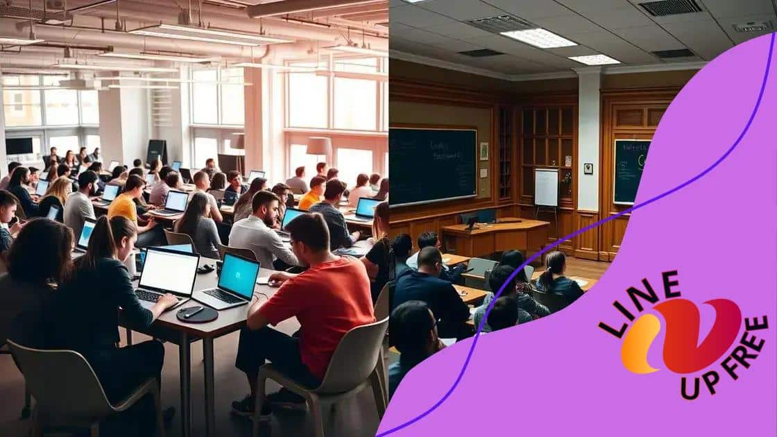 Comparison with traditional degree programs