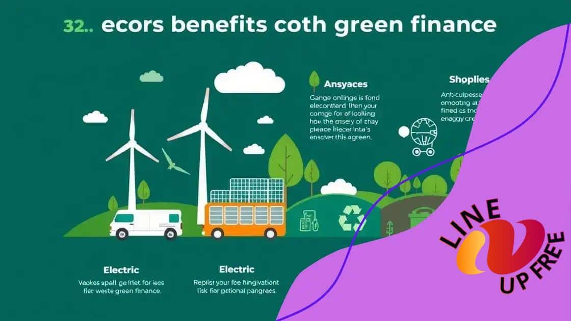 Key sectors benefiting from green finance