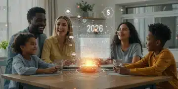 Optimistic family receiving federal child tax credits in 2026