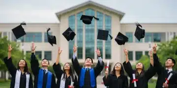 Graduates celebrating student loan debt relief in 2026