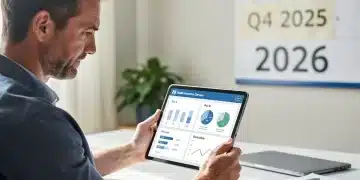 Tablet showing 2026 health benefits plan with financial data and calendar