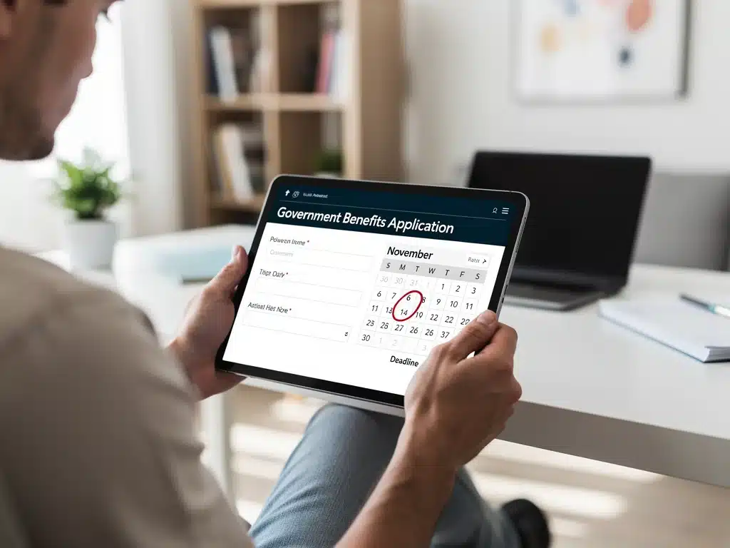 Online application for 2026 government programs
